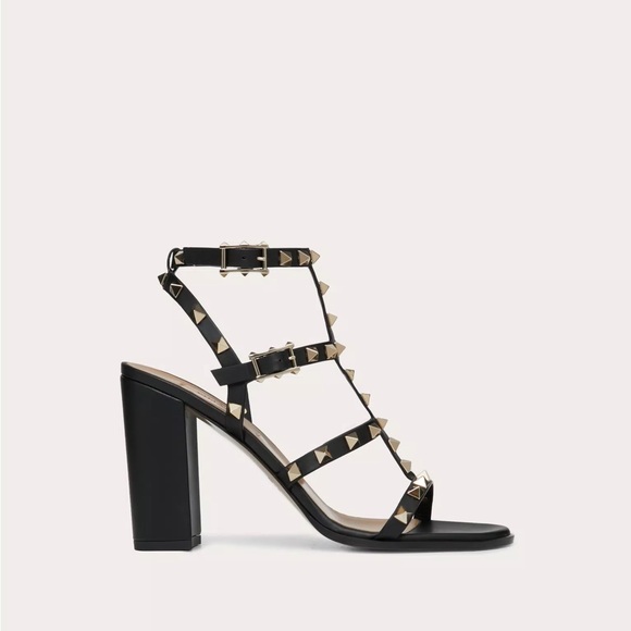 Valentino Block Sandals with Straps 90 MM - Picture 3 of 6